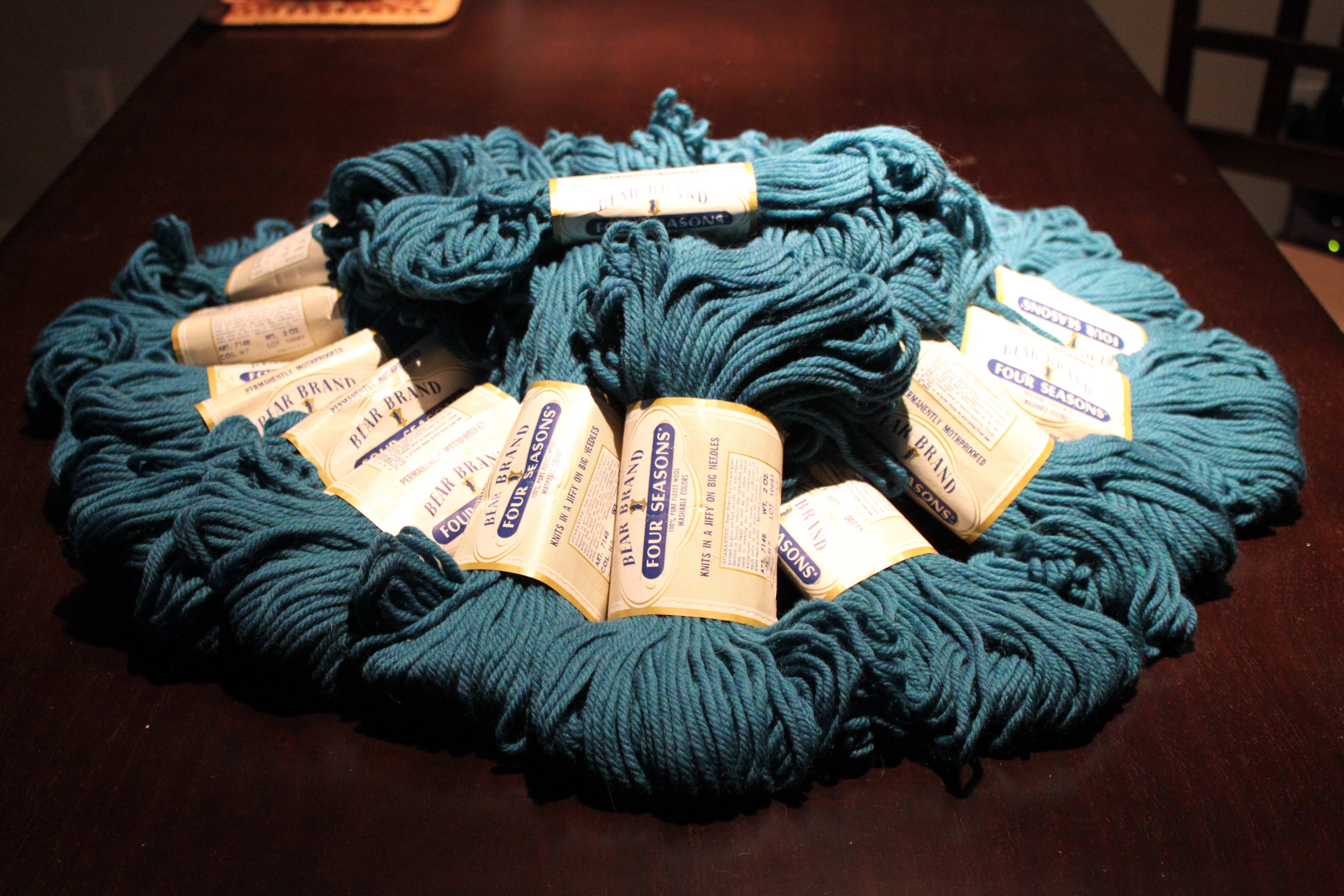 Royal Villa Original Knitting Yarn Wool-2 Ply- Sea Green Woolen